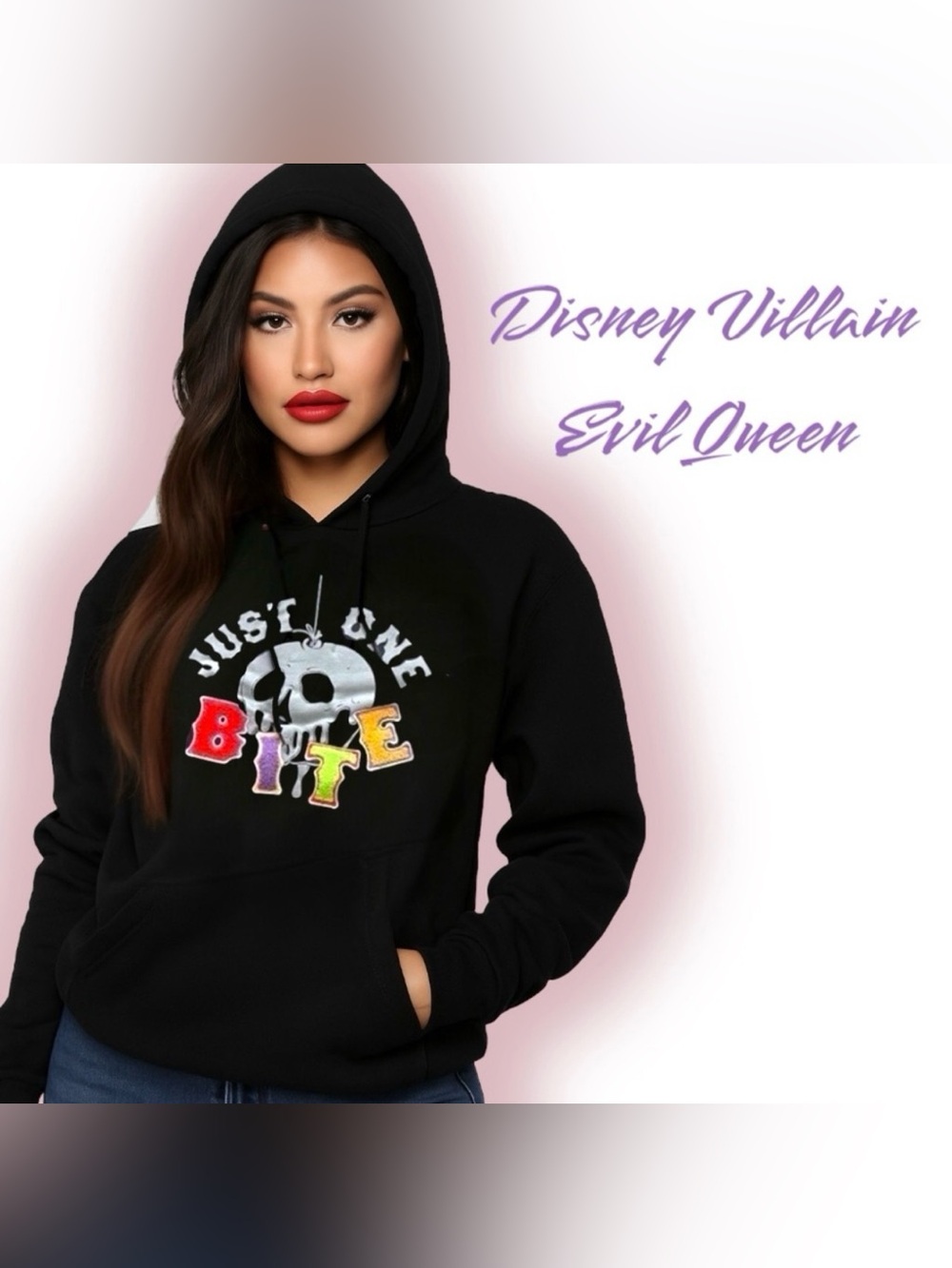Disney Snow White Villains Evil Queen Just One Bite Hoodie